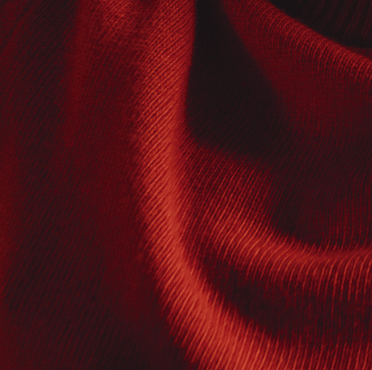 matière pull en laine rouge