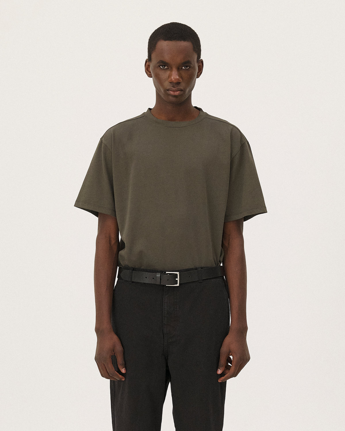 Gumi Military, t-shirt en coton biologique NOYOCO, homme face SS26