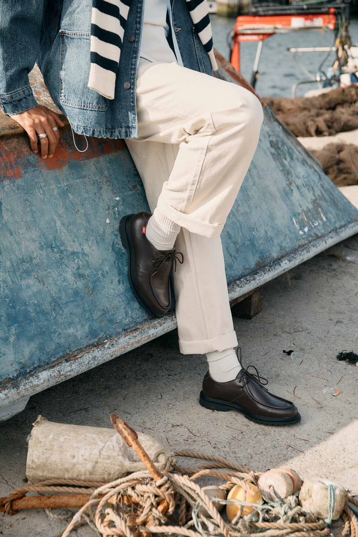 Soajo Brown derby shoes — Zèta - menswear look