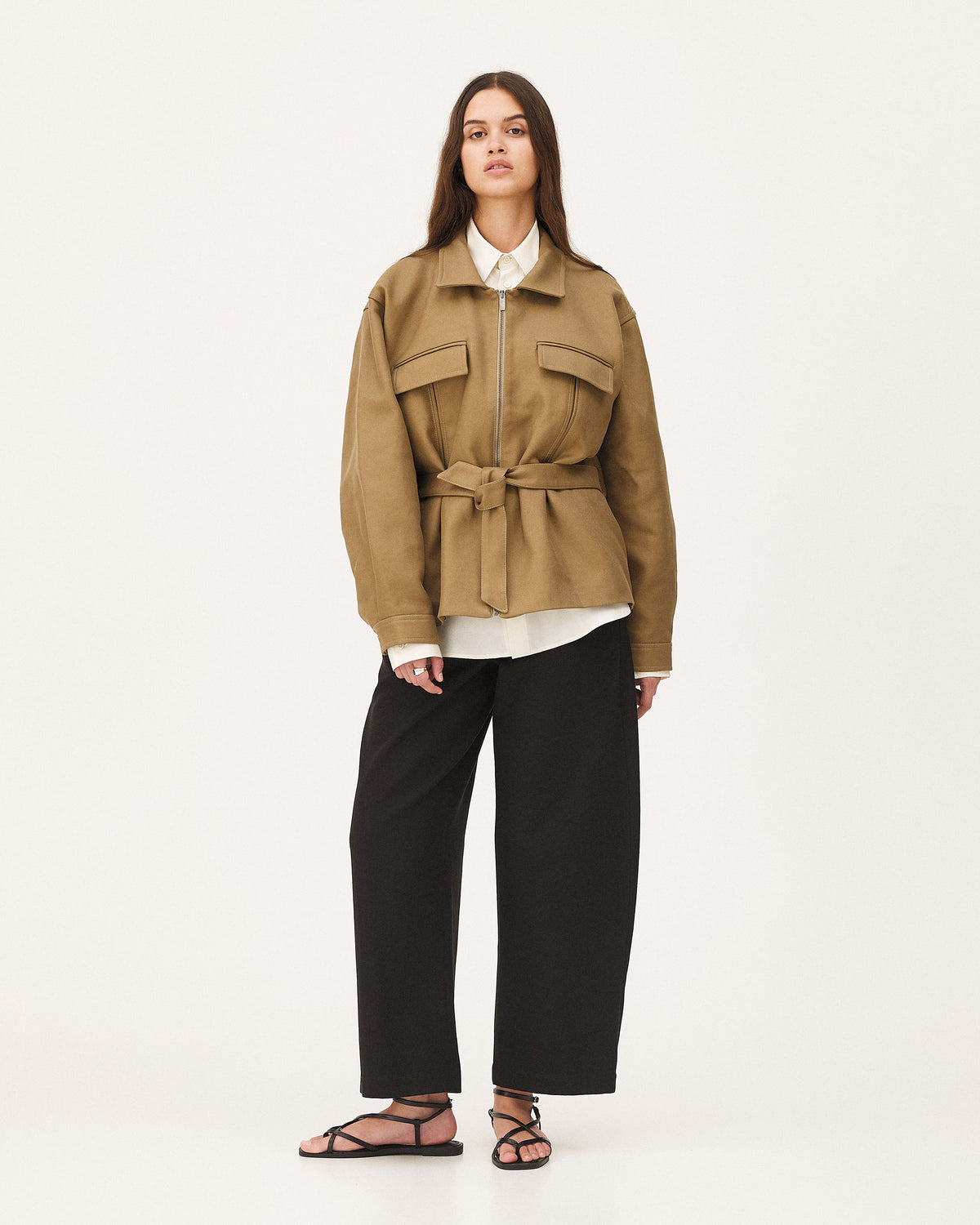 Nibe black pants, SS26 womenswear studio look