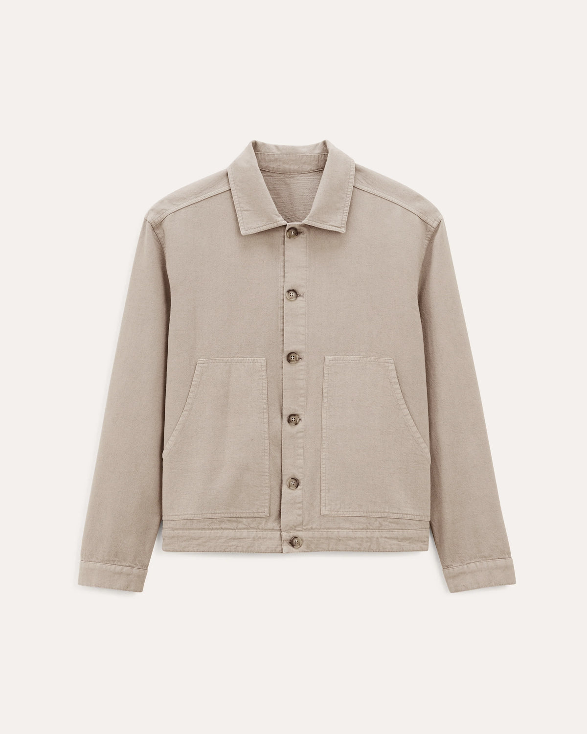 Arizona Greige 16-1107 TPG jacket, SS26 studio product image