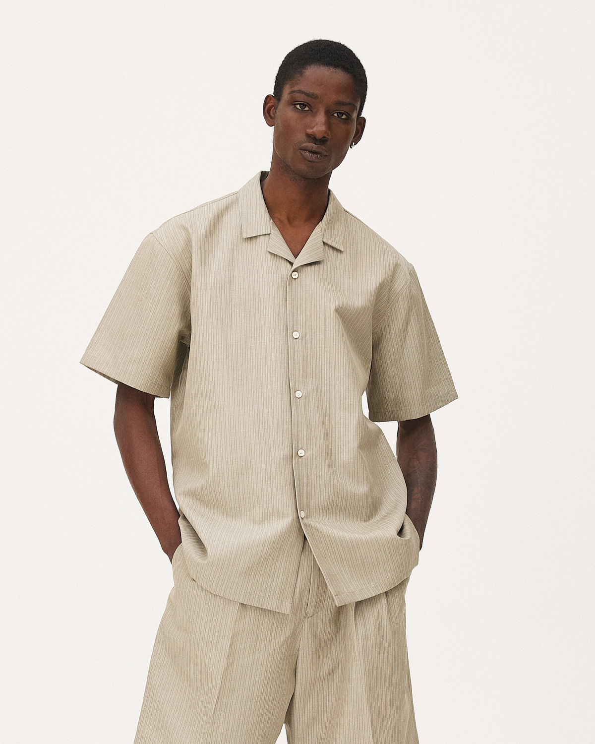 Orléans Beige stripes