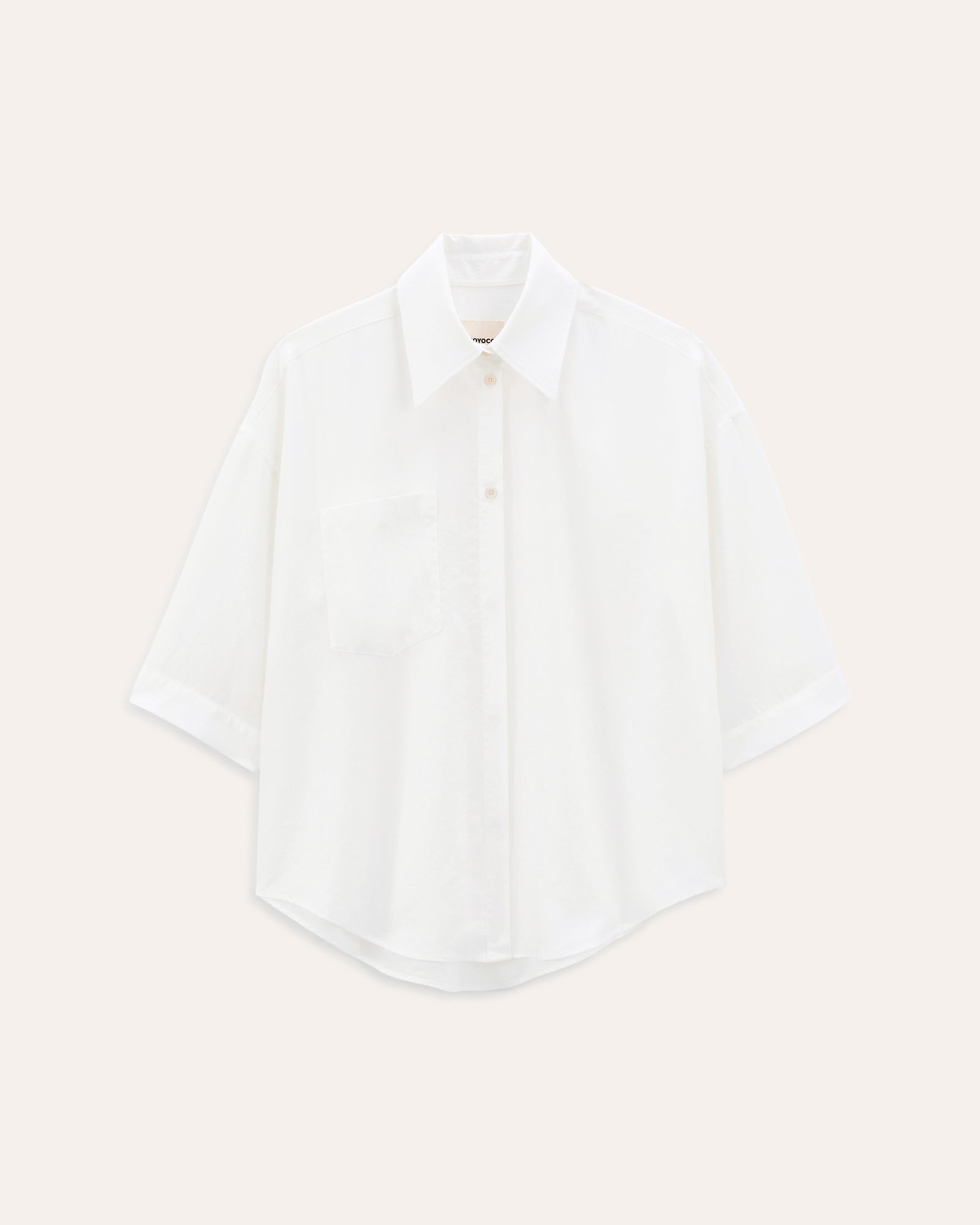Ameer White shirt, SS26 studio product image