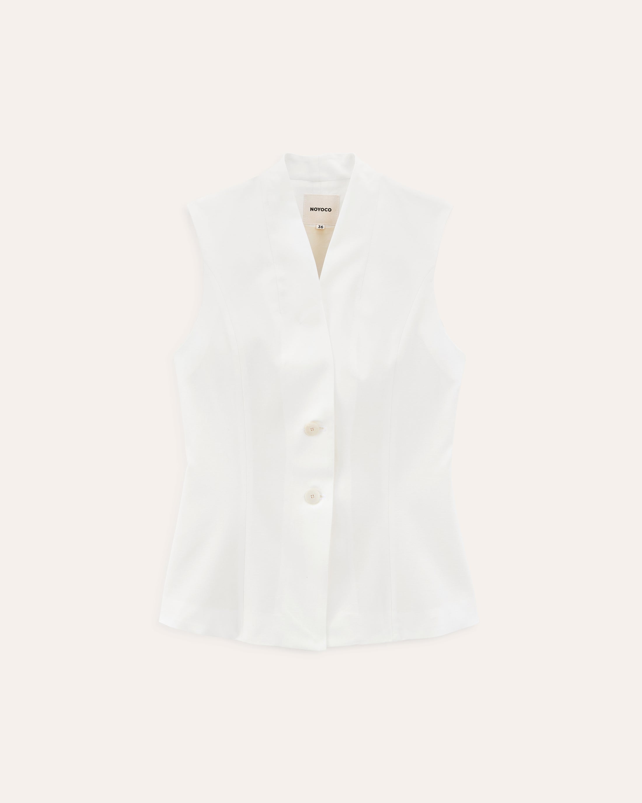 Hegra White top, SS26 studio product image