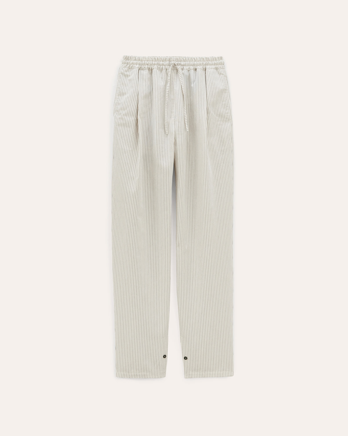 Helio Ecru Stripes pants, SS26 studio product image