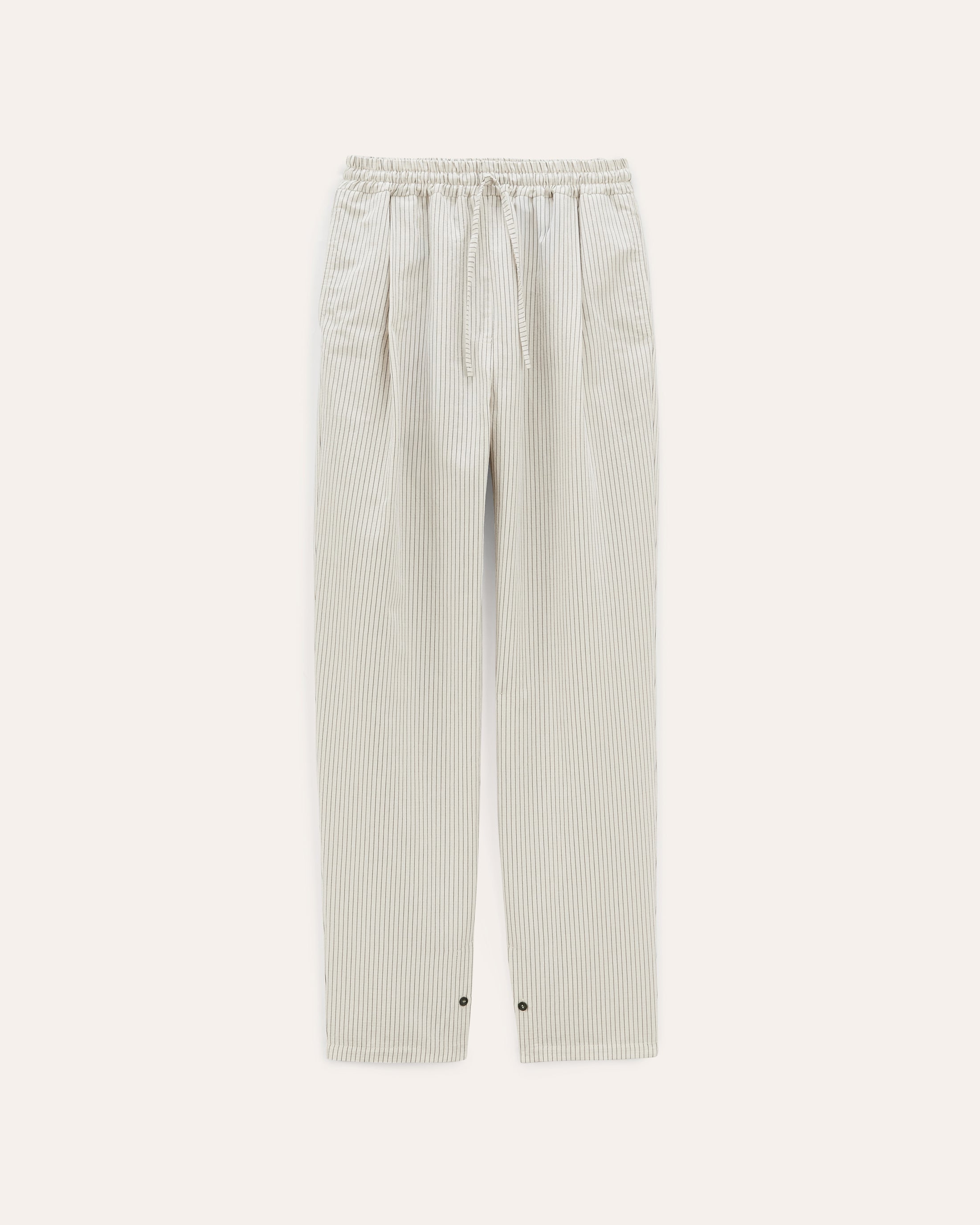 Helio Ecru Stripes pants, SS26 studio product image