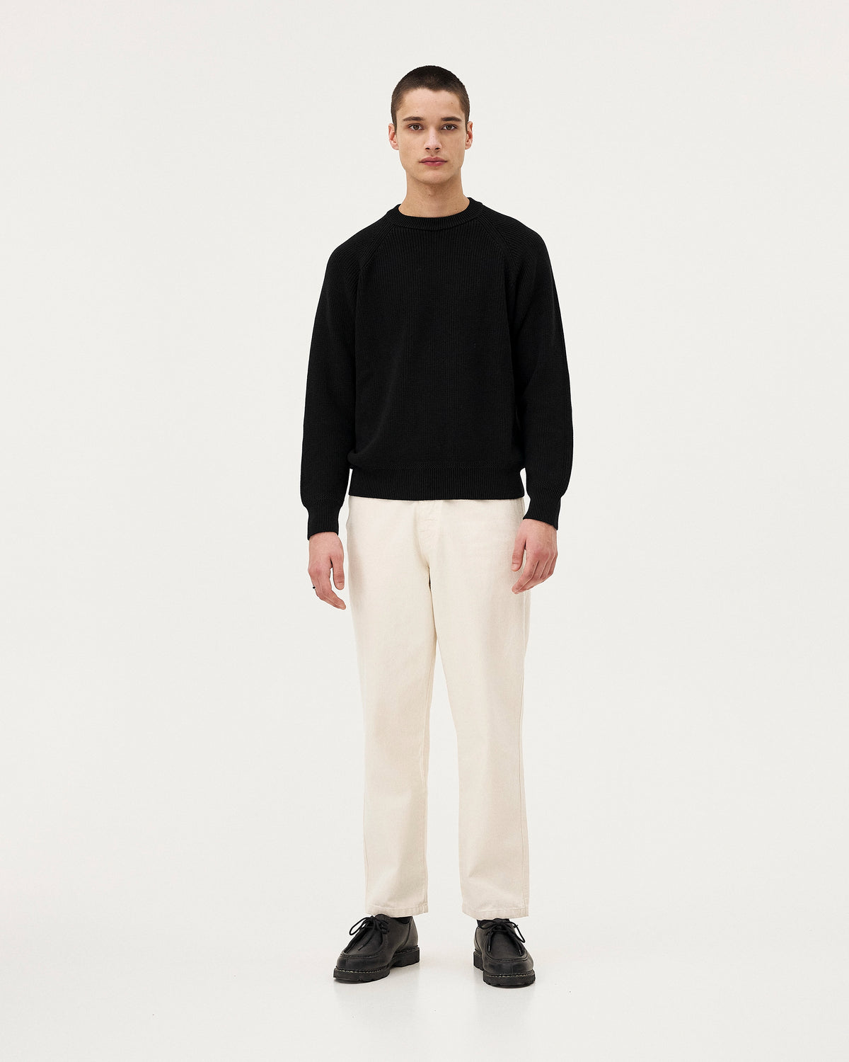Calder Ecru, jean en coton biologique NOYOCO, homme AW25 studio
