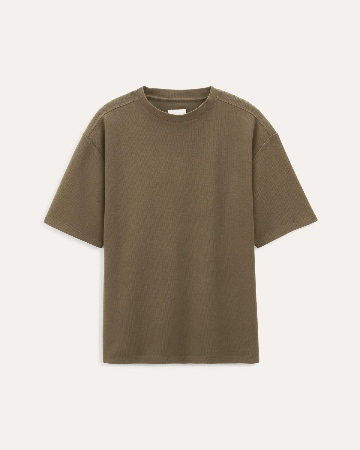 Tanger Khaki, t-shirt en coton biologique NOYOCO, packshot
