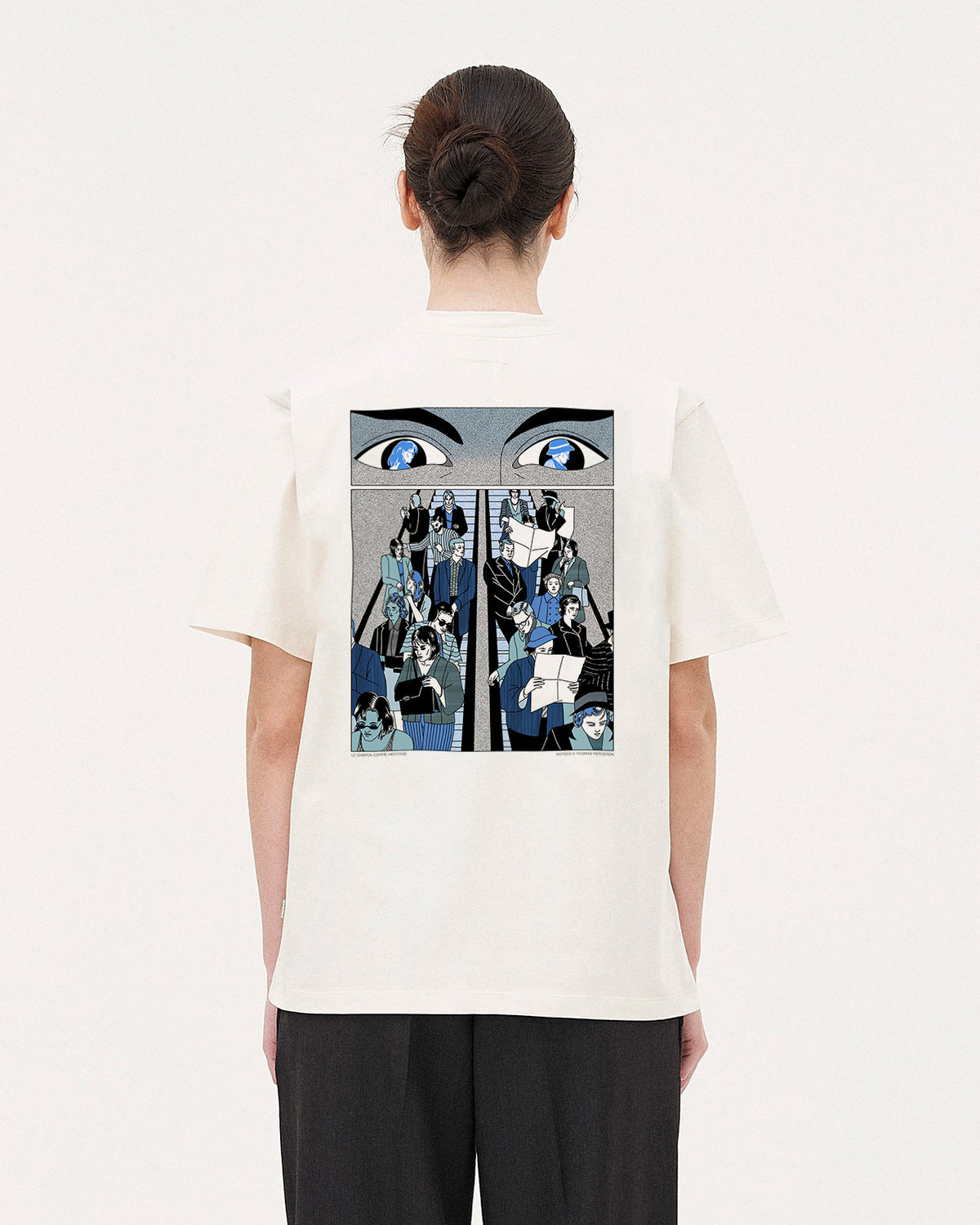 York Merceron 2, t-shirt en coton biologique NOYOCO, femme