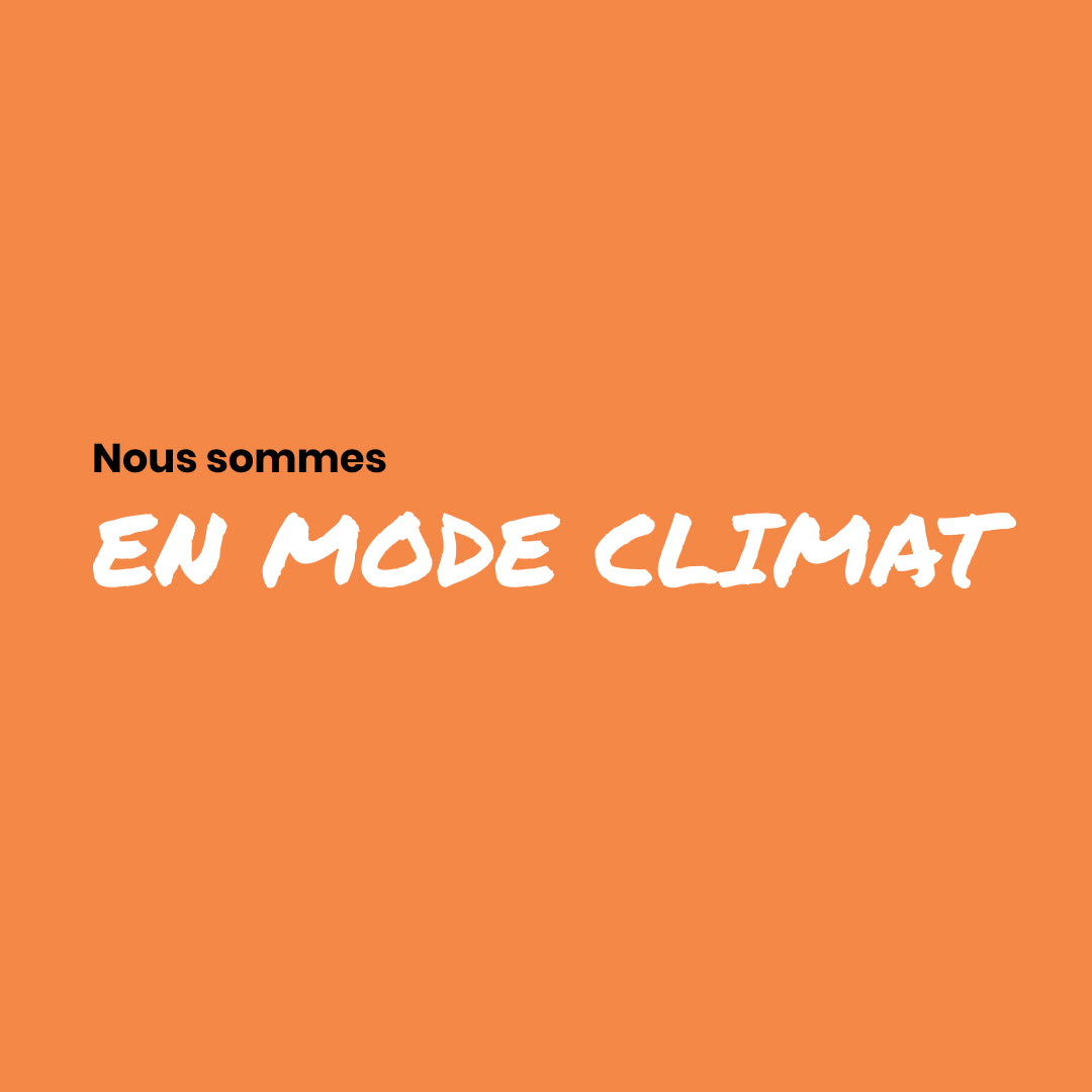 logo orange de l'association "En mode climat"