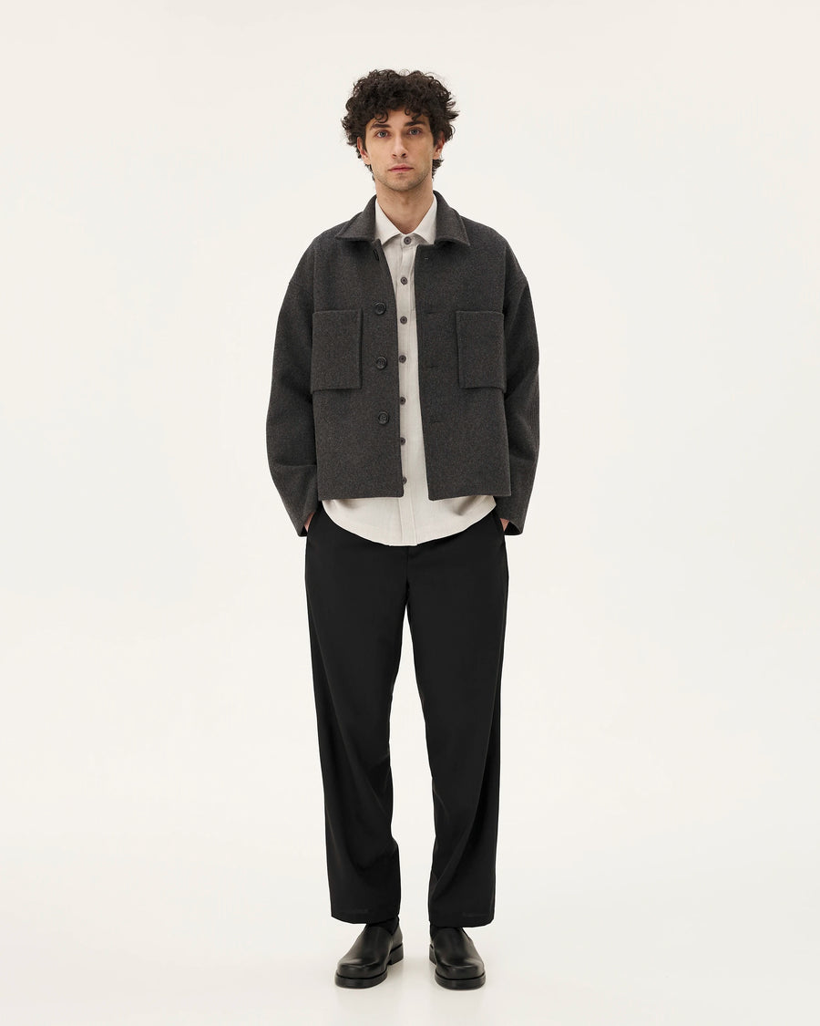 Holar Anthracite jacket, AW24 menswear look