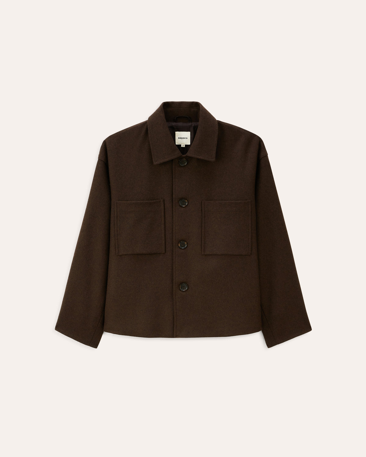 Hollar Brown jacket, AW25 studio product image