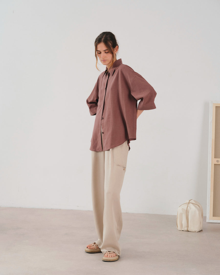 Icona Sand pants, SS26 womenswear look