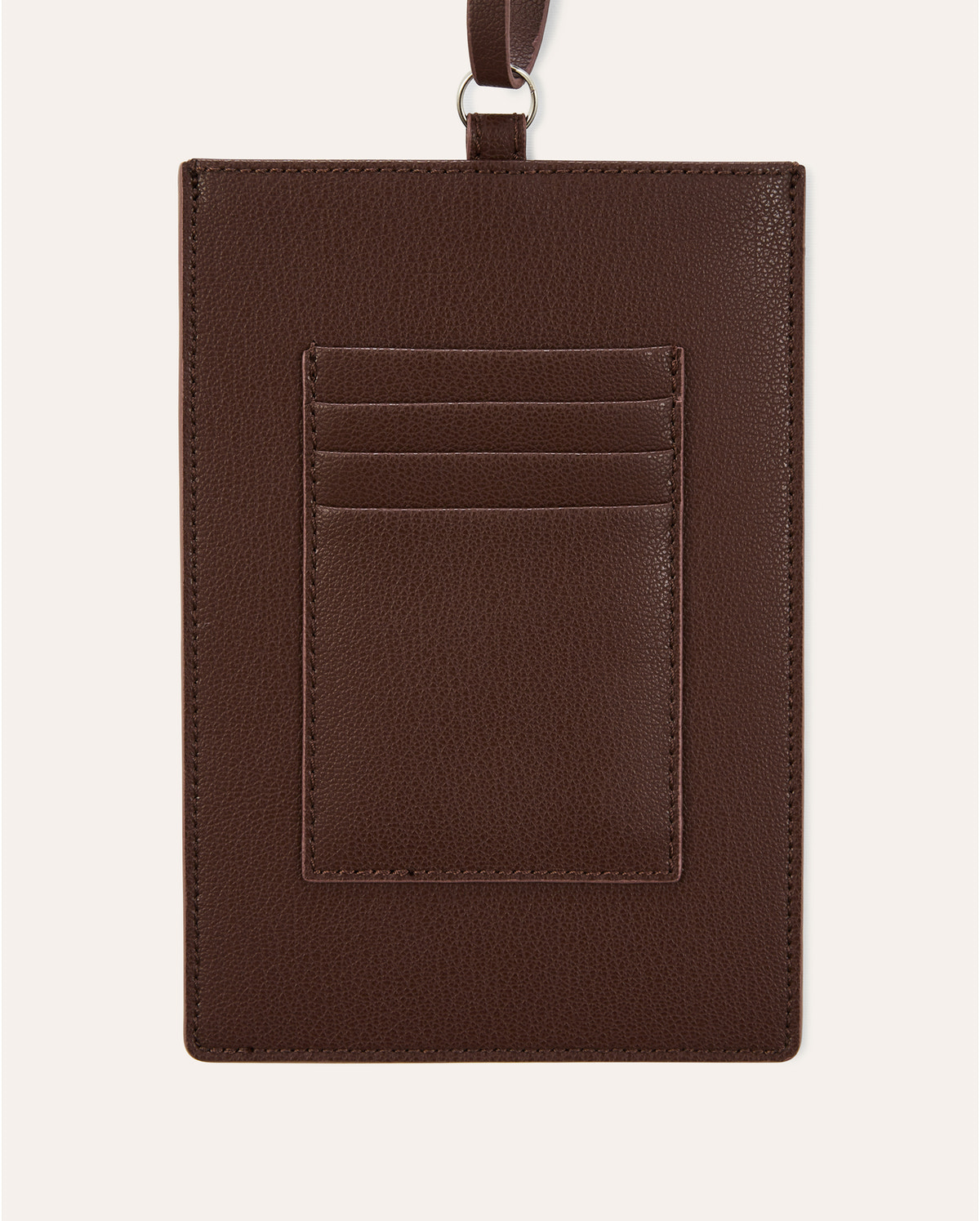 Porte passeport Marron
