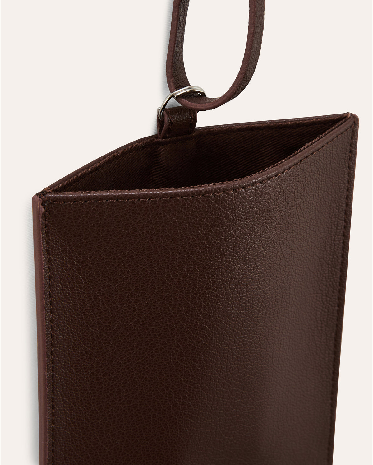 Porte passeport Marron - vue produit