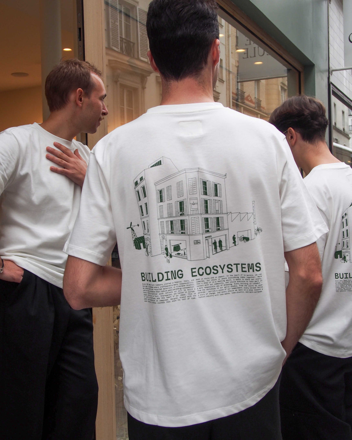 Gumi Building Ecosystems, t-shirt en coton biologique NOYOCO, homme