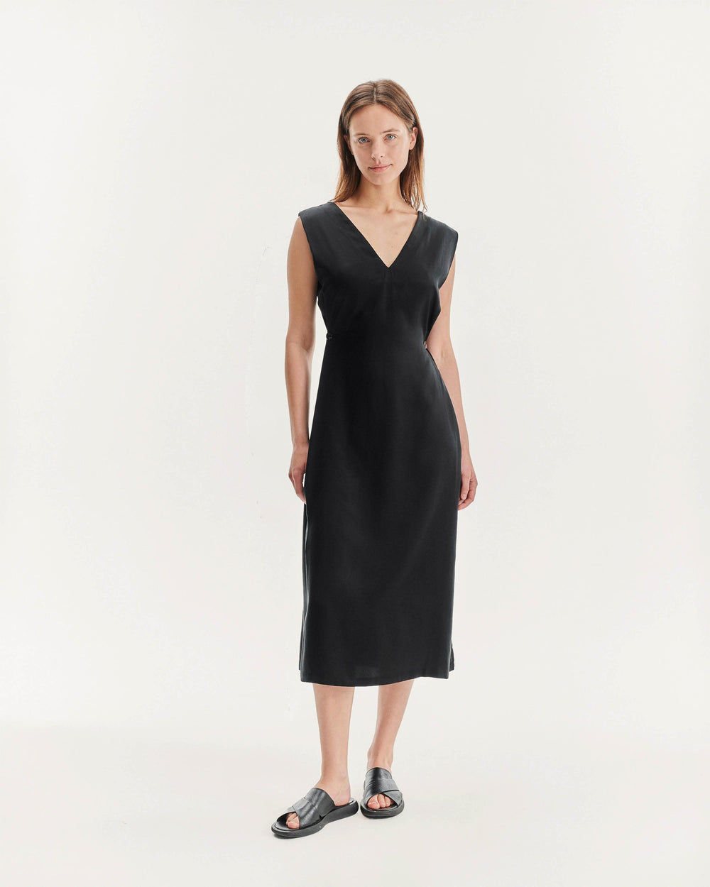 Nusa black, robe en lyocell NOYOCO, femme