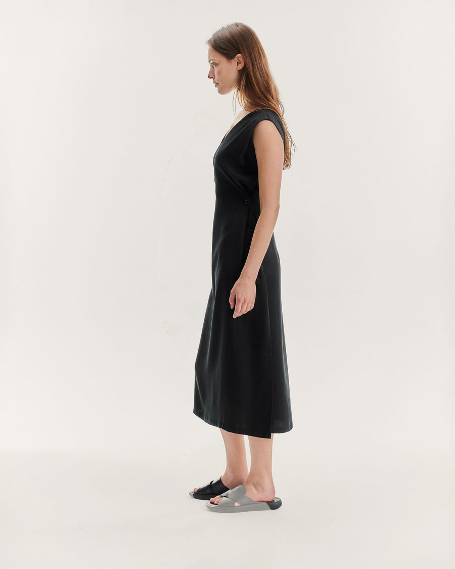 Nusa black, robe en lyocell NOYOCO, femme