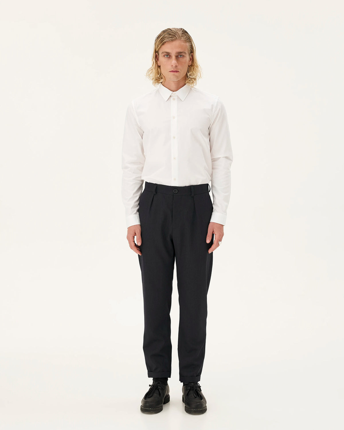 Sienna Night blue, pantalon en laine NOYOCO, homme aw24