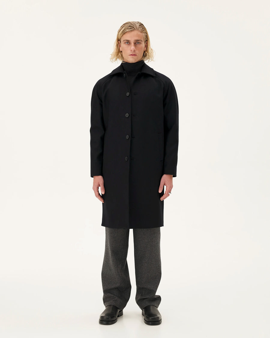 Mac Mayfair Midnight blue coat, AW24 menswear look