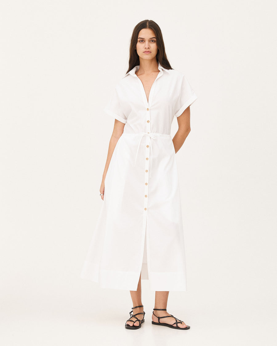 Bryne White dress, SS26 womenswear studio look
