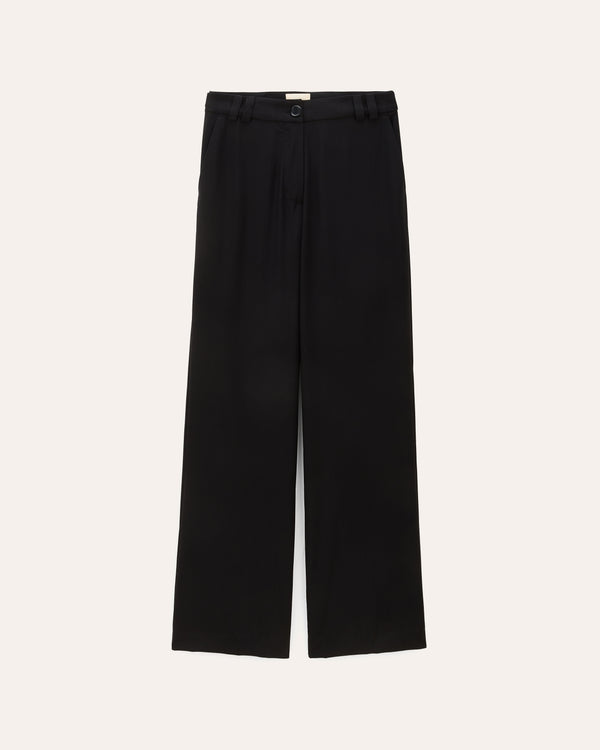 Gilia Black, pantalon en laine upcyclée NOYOCO, packshot