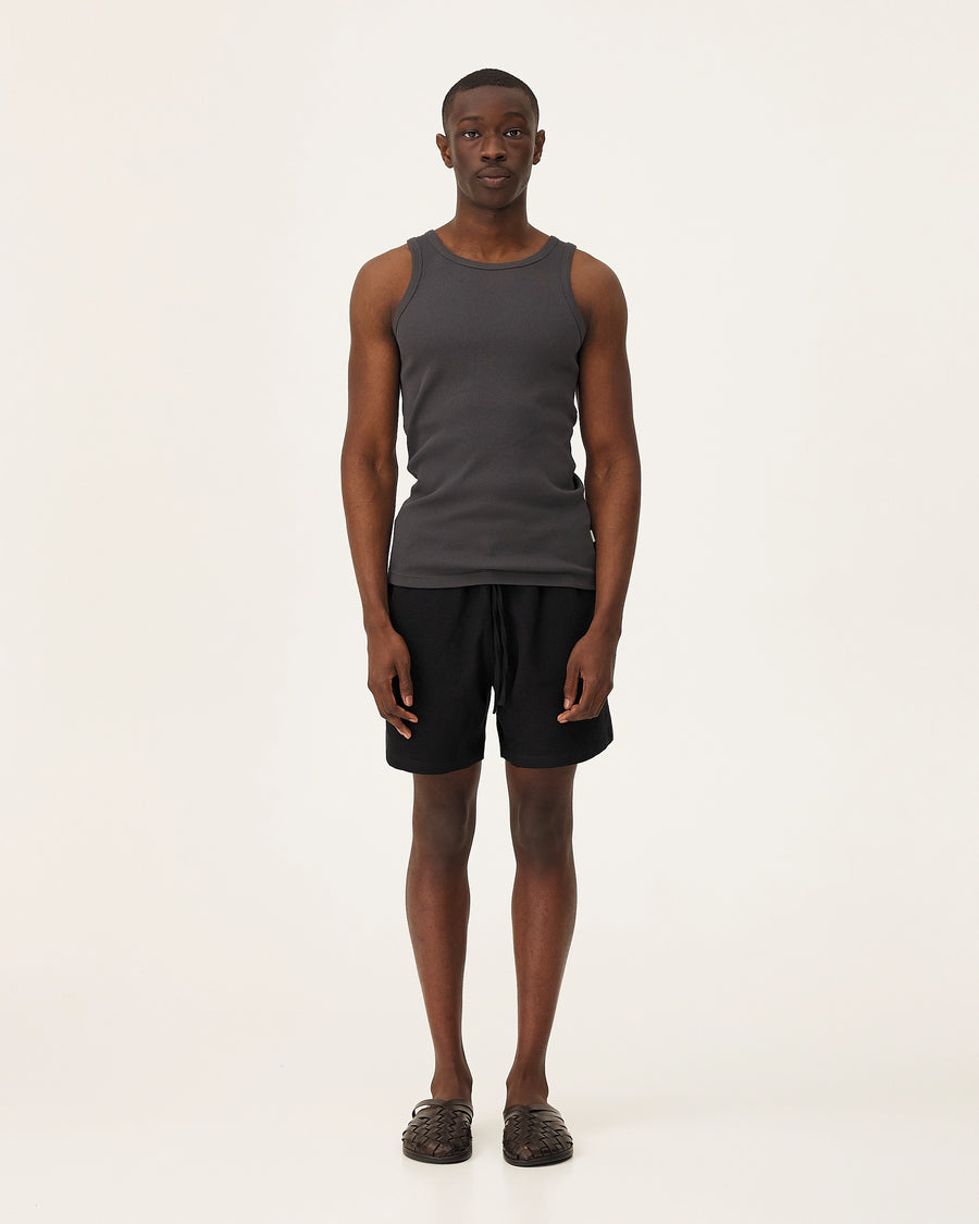 Leo Anthracite, débardeur en coton biologique NOYOCO, homme