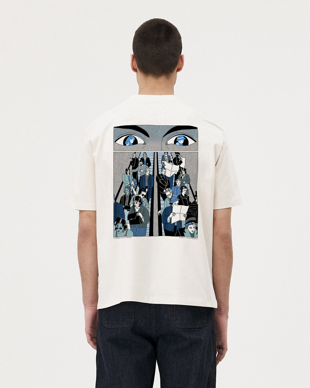 York Merceron 2, t-shirt en coton biologique NOYOCO, homme
