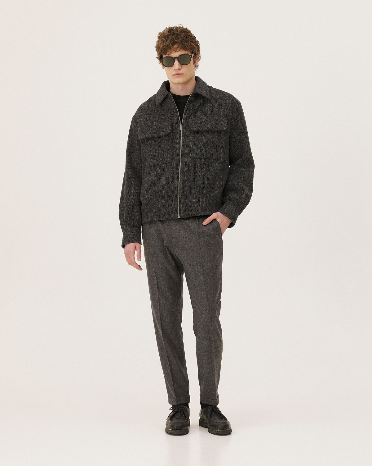 Kinsale Anthracite Herringbone