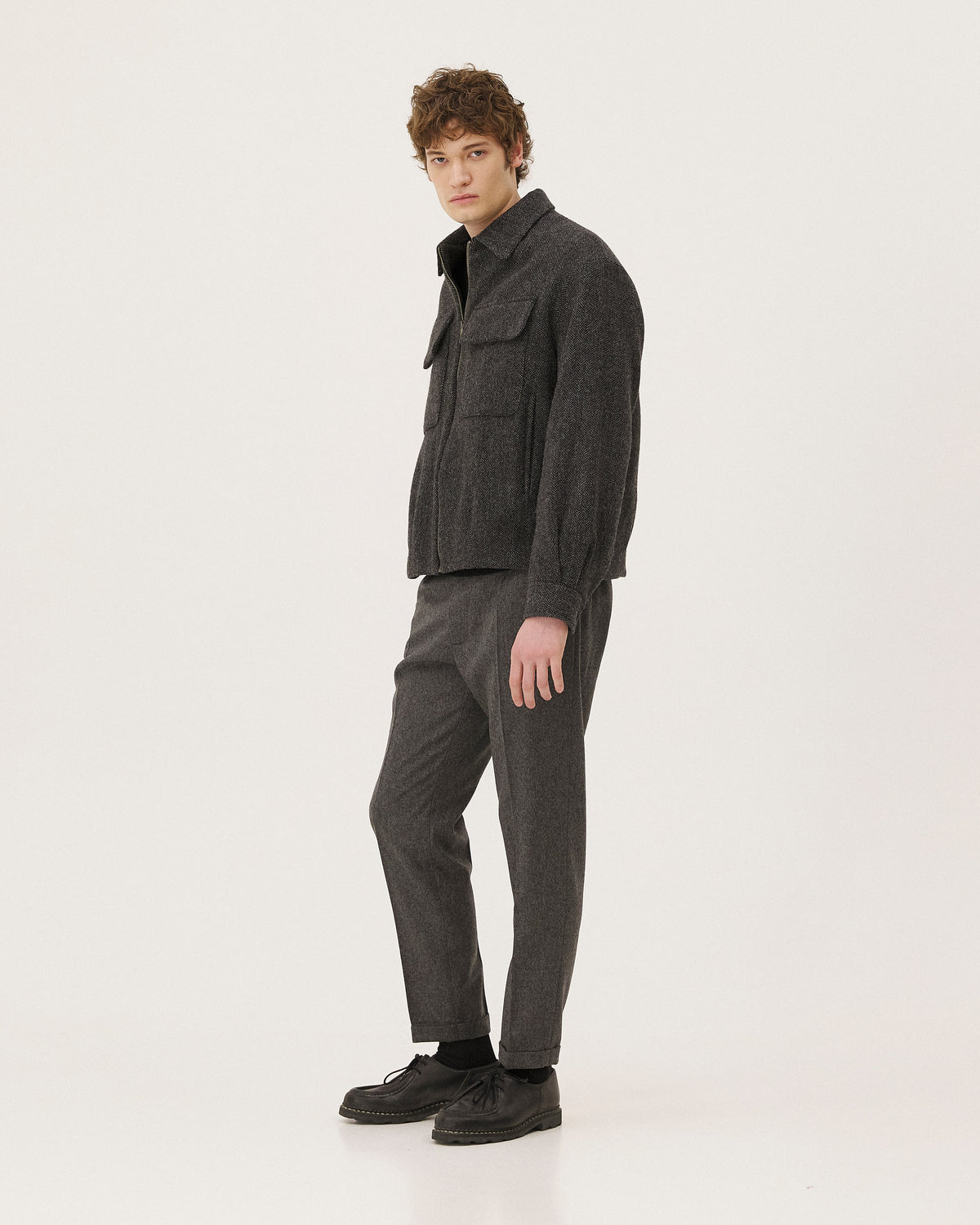 Kinsale Anthracite Herringbone