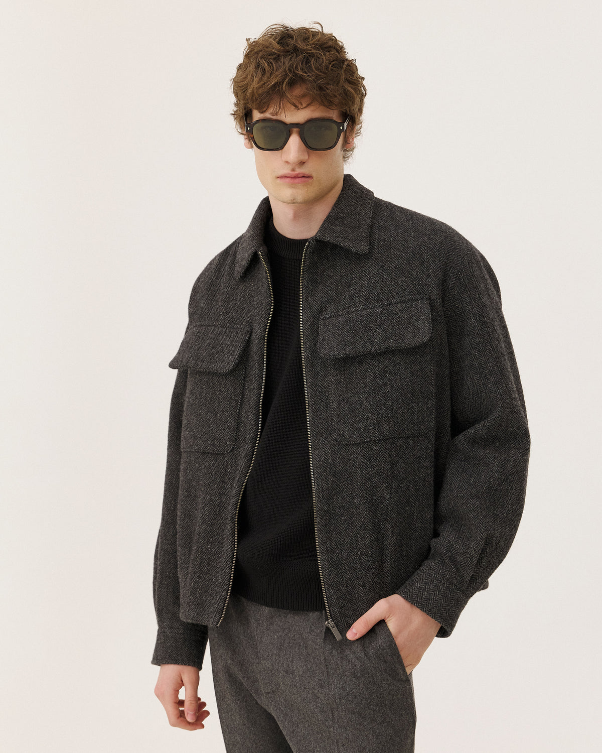 Kinsale Anthracite Herringbone