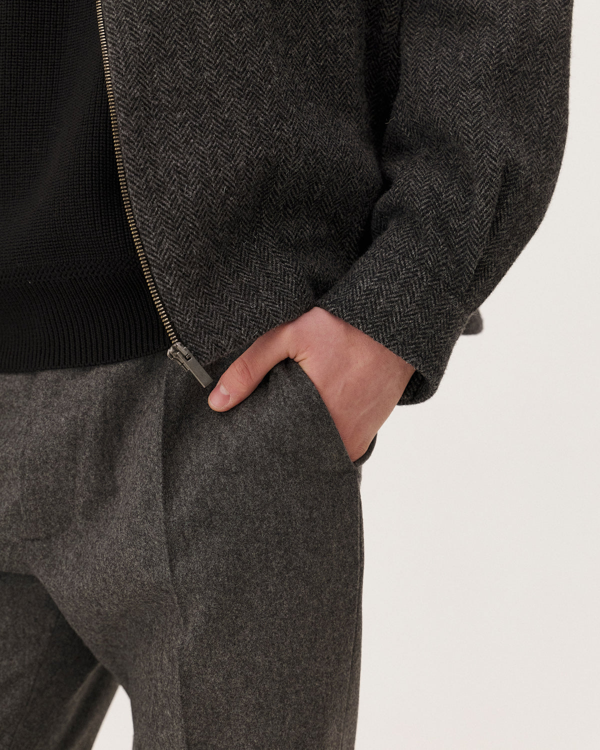 Kinsale Anthracite Herringbone