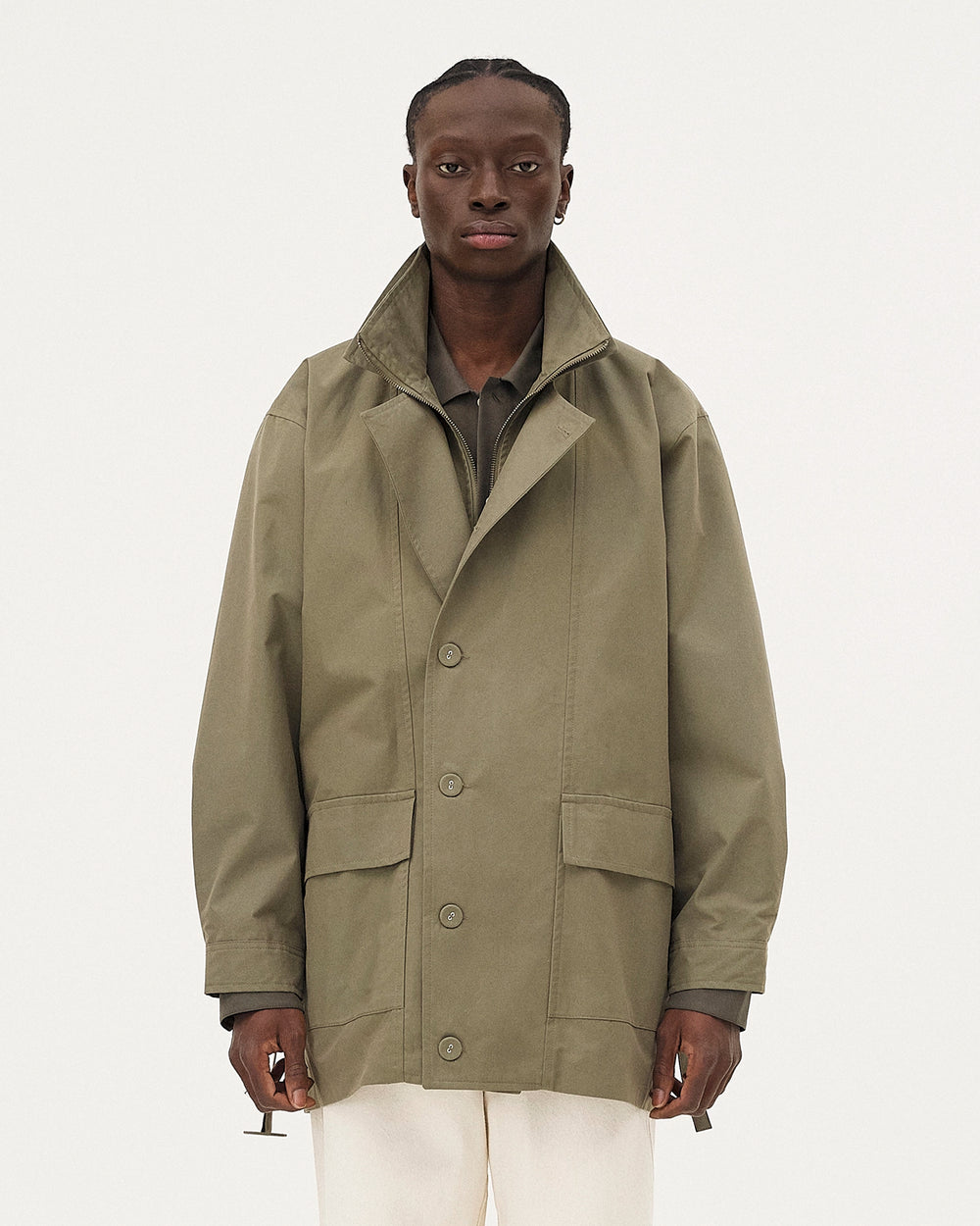 Haro Green, veste en coton biologique NOYOCO, homme AW25 studio