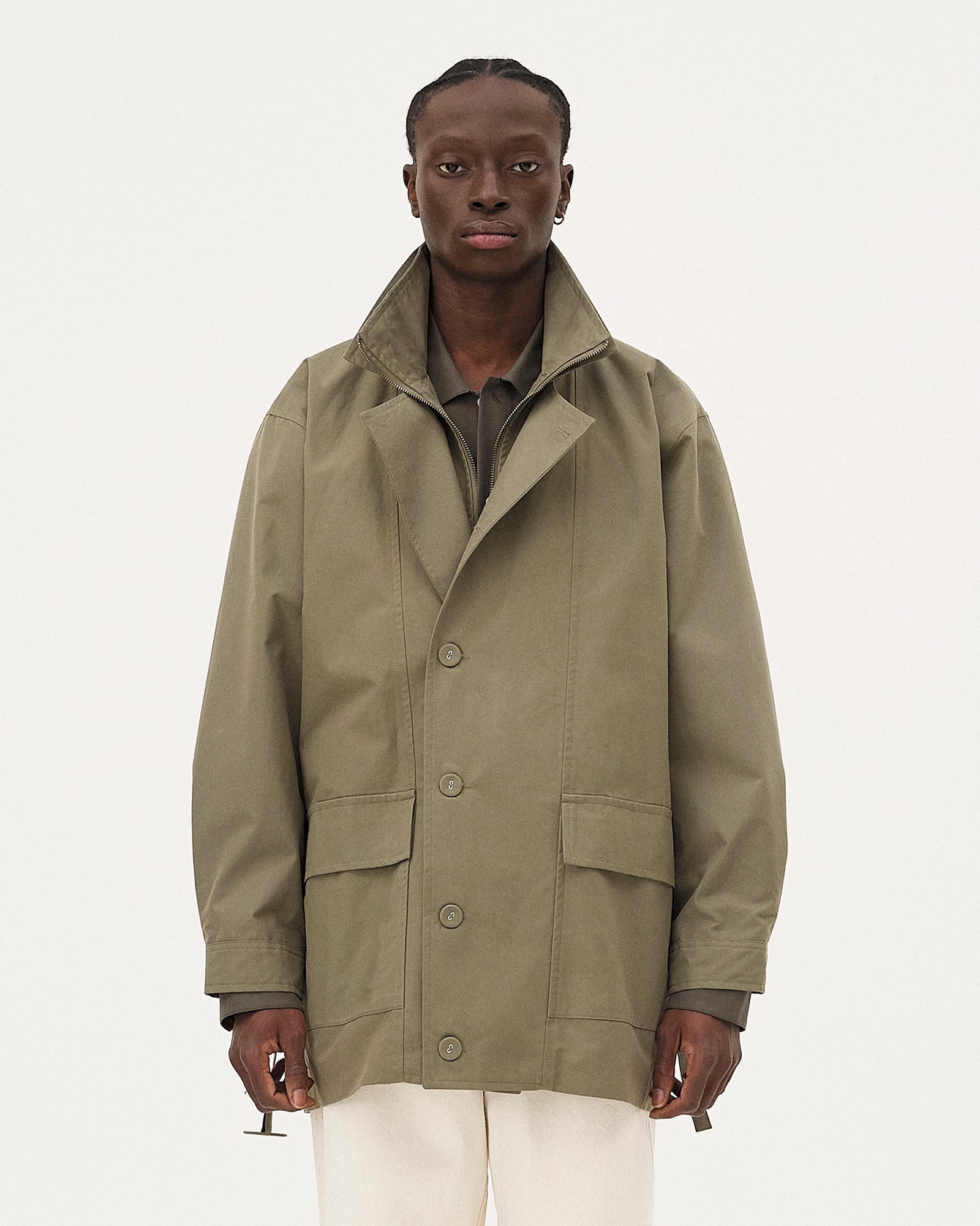Haro Green, veste en coton biologique NOYOCO, homme AW25 studio