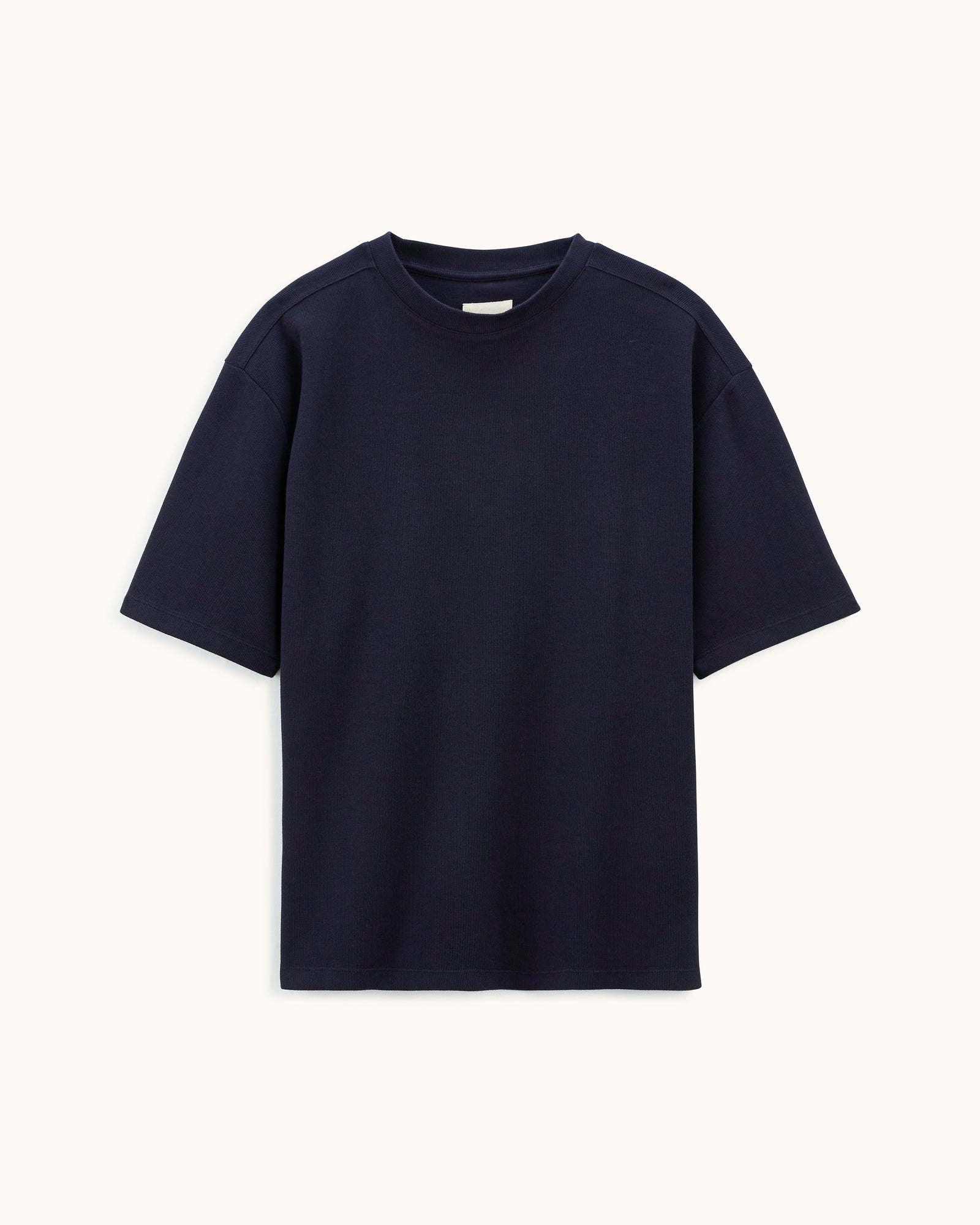 Tangier Navy t-shirt, SS26 studio product image