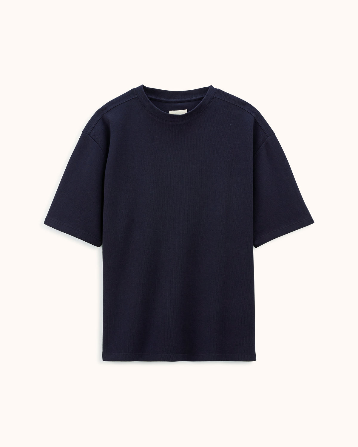 Tangier Navy t-shirt, SS26 studio product image